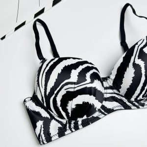 Sexy Zebra Push Up Women's Bra